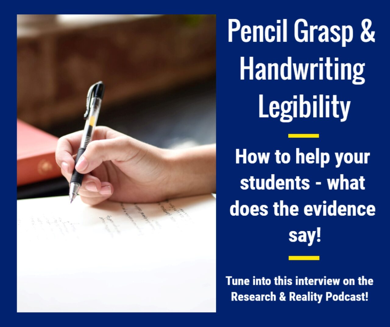Pencil Grasp Handwriting Legibility Podcast Interview Ricardo Pencil Grasp Handwriting Legibility Podcast Interview Ricardo